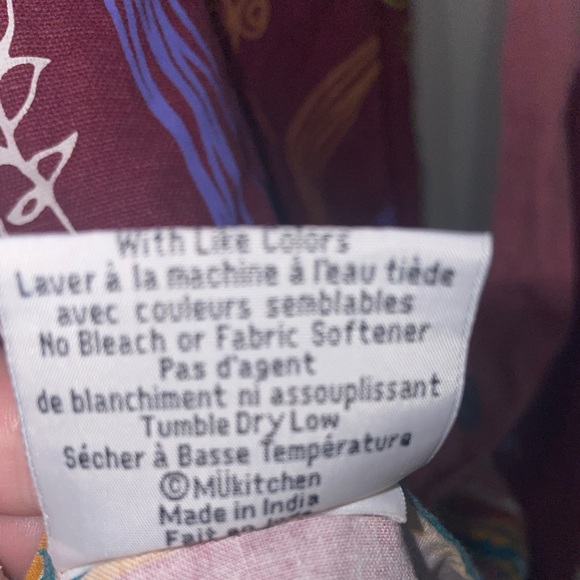 NWOT Mūkitchen Colorful Chef Apron O/S Adult - Picture 7 of 8